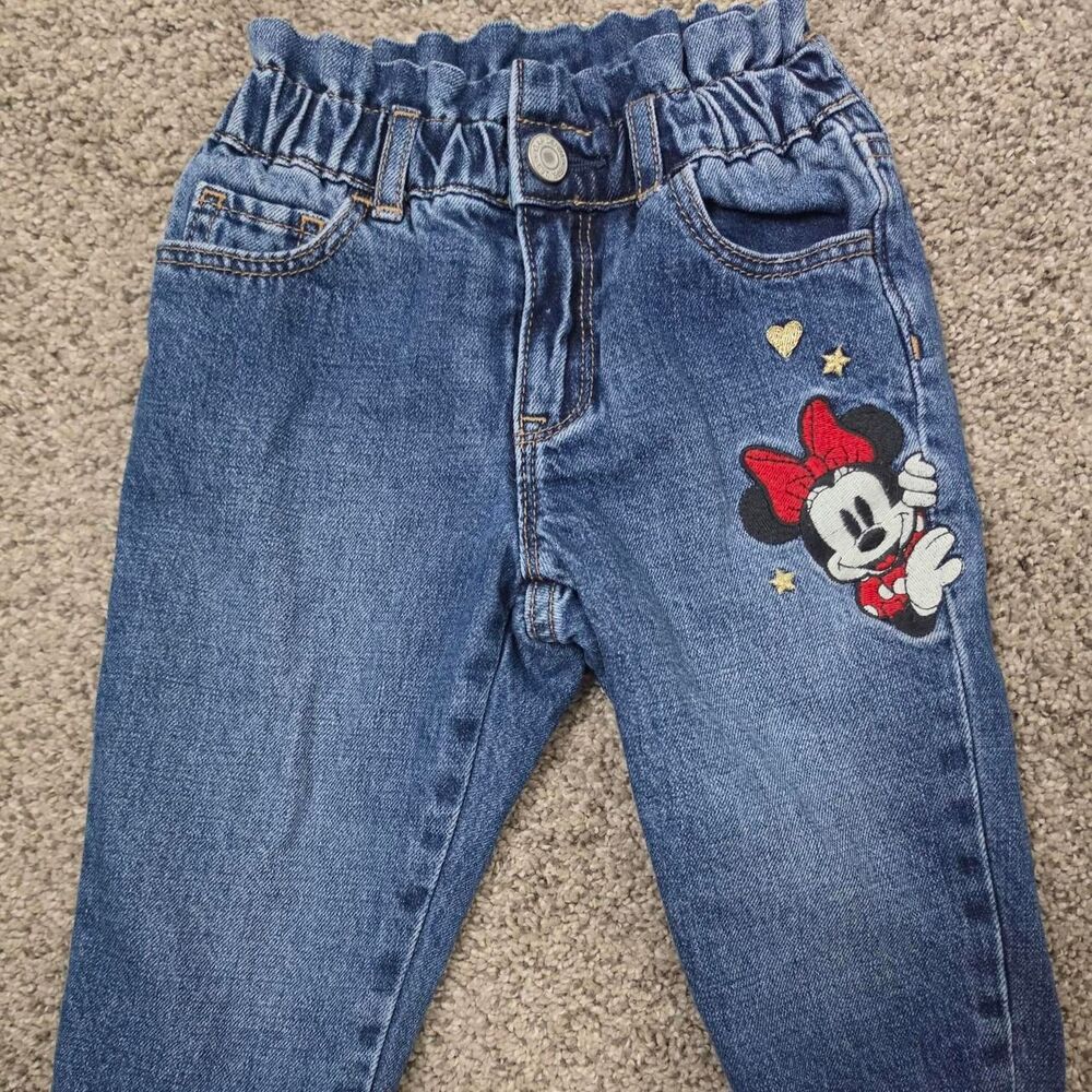 Disney baby girls Blue and Navy Jeans